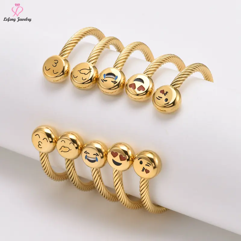 Customized Trendy Stainless Steel Inlaid Open Bracelet Gold Cuff Bangle 18K Gold PVD Plated Stainless Steel Bracelet For Women