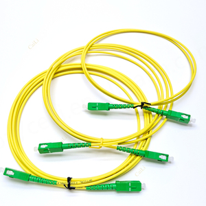 Cordon de raccordement à fibre optique SC/APC-SC/APC 1m/2m/3m/5m cavalier monomode Simplex 3.0mm PVC/LSZH pour FTTH - Product Image 4