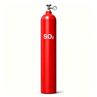 Dioxyde de soufre liquide SO2 de qualité alimentaire et industrielle 99,9 % en bouteille de 40 L, CAS 7446-09-5, marque Hengsheng, fourni par l'usine