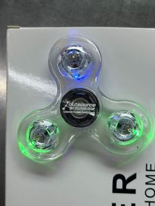 Newest Custom Logo Luminous Fidget SpinnersToy for Kids LED Light <b>up</b> Plastic Metal With High Quality Cool Finger Spinner Toy - Product Image 6