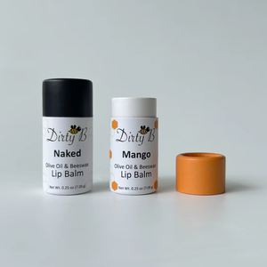 Envase de Bálsamo Labial Cosmético Personalizable de Alta Calidad, 100% Biodegradable y Reciclable, Cilindro de Cartón Hecho a Mano con Sistema de Empuje Retráctil - Product Image 6
