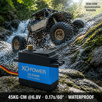 Servomoteur numérique étanche XQ-POWER XQ-S3240M 45KG avec engrenage en titane et corps intermédiaire en aluminium pour voitures RC et avions, moteur 6.8V