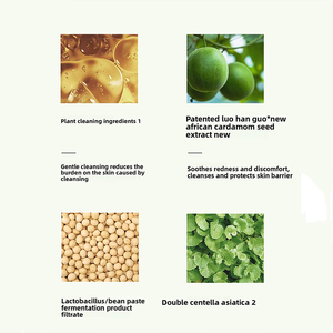 <span class=keywords><strong>Mousse</strong></span> douce nettoyante pour le visage pour hommes et femmes Hydratant Confortable Clean Rafraîchissant Formule de soin de la peau - Product Image 4