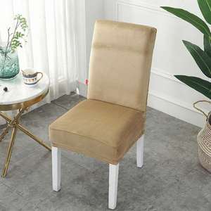 Velvet Spandex Elastic Slip cover Schutzhülle für Esszimmer/Küche Hotel Bankett Stuhl Sitz Hochzeit Anlass Geeignet - Product Image 2
