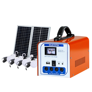 Mini sistema de iluminación de energía solar para el hogar, kits de energía solar portátil de 40W - Product Image 1