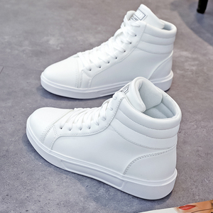 Baskets blanches pures pour femmes, nouvelle tendance, <span class=keywords><strong>grande</strong></span> taille 35-47, hauteur intérieure augmentant la taille des hommes, chaussures d'ascenseur décontractées, bas prix, OEM chauds - Product Image 5