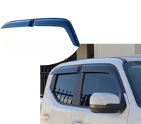 Parasoles exteriores negros para ventanillas de coche, protección contra sol y lluvia para Kia Tasman 2025 2026, protector solar para ventana