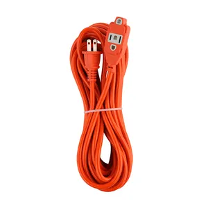 US Customized Power Cord Cable Extension for Consumer Electronics with 3 AC Outlets Wholesale Factory Procurement