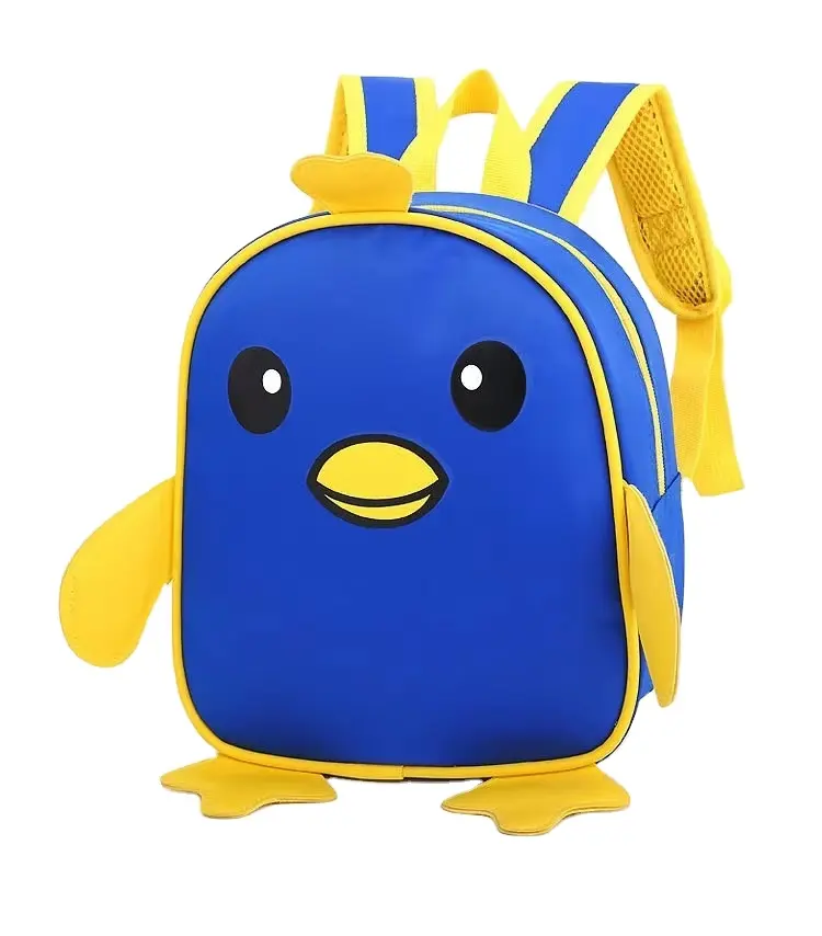 Hengde China Factory Product Good Quality Color Polyester School Children Backpack Kids Cartoon School Bag Custom School Bags