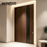 Porte d'entrée moderne personnalisée Portes pivotantes Sécurité Extérieur Entrée principale Avant Aluminium Autre porte pour la maison Maisons