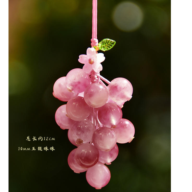 Rose pink grapes: pendant