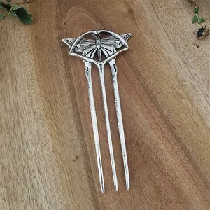 Nuevo pasador de pelo floral con diseño de mariposa oculta para mujer, regalo único para <span class=keywords><strong>el</strong></span> Día de la Madre, accesorio mágico de brujería para <span class=keywords><strong>el</strong></span> <span class=keywords><strong>cabello</strong></span>. - Product Image 2