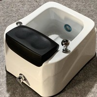 Bassin de pédicure en acrylique en gros, portable, pour SPA et soins des pieds, compatible avec les fauteuils de pédicure
