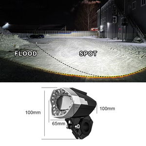 Angel Eye Scooter Moto Motor Spotlight LED motocicleta faro mini luz de conducción para motocicleta <span class=keywords><strong>Ojo</strong></span> de Ángel para moto - Product Image 5