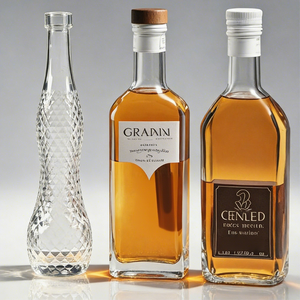 Bouteille en <span class=keywords><strong>verre</strong></span> ronde et fine personnalisée de 20 cl, 30 cl, 500 ml, 700 ml, 750 ml avec bouchon en liège et fond épais pour spiritueux - Product Image 3