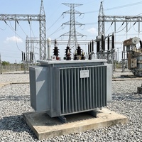 Transformateur de puissance toroïdal immergé dans l'huile triphasé 1600 kVA, 50 Hz, entrée 35 kV, sortie 380 V, 1,6 MVA
