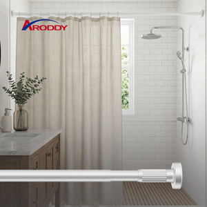 ARODDY Barra de tensión para cortinas de 28 mm, carga máxima, para ducha y ventana, de fábrica con 22 años de experiencia - Product Image 1