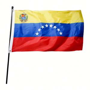 Флаги Венесуэлы на заказ, 3x5 футов, с логотипом, желто-сине-красный, для демонстраций, для улицы, флаги стран Венесуэлы - Product Image 6