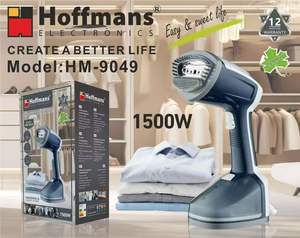 Défroisseur Vapeur Portable Hoffmans 15s à Chauffage Rapide 1500W – Outil de Repassage Anti-Plis pour Coton, Soie et <span class=keywords><strong>Laine</strong></span> - Product Image 2