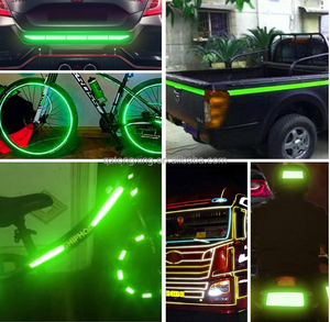 Gran oferta, barrera de señalización de seguridad de adhesión de señal, cinta reflectante de PVC para coche, cinta Reflectora de visibilidad de seguridad, FLECHA DE VISIBILIDAD ALTA - Product Image 6