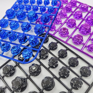 Tornillo decorativo grabado y coloreado con revestimiento UV para modificación de motocicletas, tornillo metálico azul, negro, morado - Product Image 1