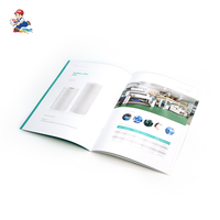 Impression personnalisée de manuels de produits avec reliure agrafée, laminage imperméable, revêtement UV, gaufrage 3D, estampage à chaud