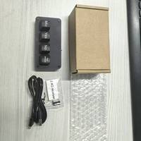 Mini clavier sans fil personnalisable avec logo, 4 boutons, microphone intégré pour la conversion voix-texte