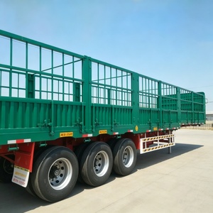 Semirremolque de Acero de Tres Ejes para Ganado y Carga, con Capacidad de 80 Toneladas para Transporte de Animales y Mercancías a Granel - Product Image 5