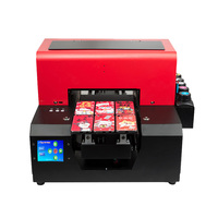 Numérique 6 couleurs taille mini directe bricolage stylo carte d'identité CD PVC verre cuir métal bois étui de téléphone LED jet d'encre imprimante UV à plat A4