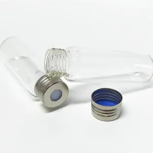 11mm Crimp Top Vials Laboratory Sample Collection Round Bottom Chromatography Vials High Recovery Vials