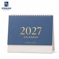 Calendrier de bureau 2027, calendrier de table personnalisé avec logo, vente en gros en vrac, directement de l'usine