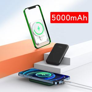 Vendite calde Logo personalizzato sottile Mini 5000mAh magnetico centrale di ricarica senza fili per iPhone 15 pro max Mobile 7.5W potenza <span class=keywords><strong>Ba</strong></span> - Product Image 3