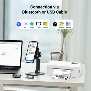 Factory 4x6 A6 Impresora térmica <span class=keywords><strong>de</strong></span> código <span class=keywords><strong>de</strong></span> barras Mini para Bluetooth Ama Zon/Ebay <span class=keywords><strong>Etiqueta</strong></span> <span class=keywords><strong>de</strong></span> envío logística y <span class=keywords><strong>etiqueta</strong></span> <span class=keywords><strong>de</strong></span> precio Blue Tooth en stock - Product Image 2