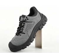 Chaussures de sécurité légères en cuir, chaussures de travail, isolation 6KV, semelle en caoutchouc, anti-écrasement, anti-perforation