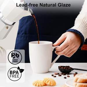 Taza de Cerámica con Logotipo Personalizado, Taza de Café Creativa con Dibujos Animados, con Revestimiento Blanco para Sublimación Térmica, Taza de Café Blanca Pura de 11 oz - Product Image 5