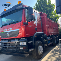Camion benne basculante d'occasion SINOTRUK TX 6X4, poids lourd, diesel, 30 tonnes, 10 roues, conduite à gauche, Euro2, transport arrière, à prix réduit