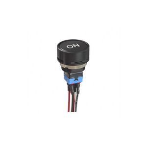 Interruptor de Panel APEM IZ, Botón Rojo, 24V DC, Control Industrial con Cable - Product Image 2