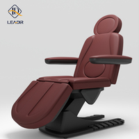 Elektrisch verstellbarer Salon Wimpern Kosmetischer Gesichts stuhl 3 Motoren Beauty Recliner Lash Tattoo Massage bett