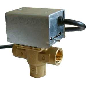 3/4 Vanne de zone à 3 voies à commande électrique et manuelle pour eau à haute température prise en charge par OEM - Product Image 1