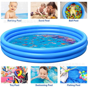 Inflatable Swimming Pool With Water Spray Fountain 120Cm For Children Outdoor Play Home Use - Product Image 2