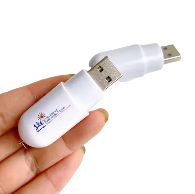 Custom Logo Plastic Capsule Pill Shape USB Flash Drive Promotional Gift USB Flash Drive