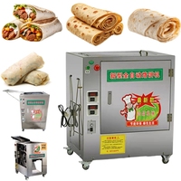 Machine à tortillas industrielle anti-rayures entièrement automatique pour roti, crêpes, feuilles de pâtisserie, wraps et burritos mexicains au poulet