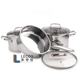 LECOS Fabricant OEM Accessoires <span class=keywords><strong>de</strong></span> cuisine classiques et élégants pour marmites à soupe Sautées à induction Compatible <span class=keywords><strong>Royal</strong></span> <span class=keywords><strong>Prestige</strong></span> Batterie <span class=keywords><strong>de</strong></span> cuisine - Product Image 1