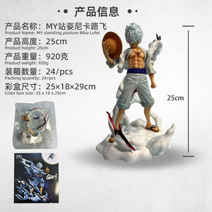 Statuetta GK One Piece Nika Luffy in Posizione di Battaglia, Modello da Collezione Premium in Confezione - Product Image 4
