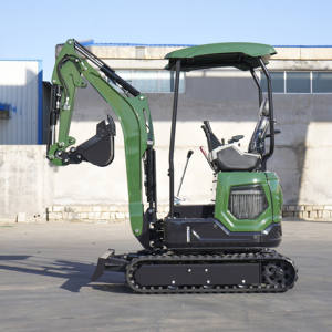 Miniexcavadora hidráulica EPA de alta calidad para uso agrícola y de jardín con pista de goma - Product Image 1