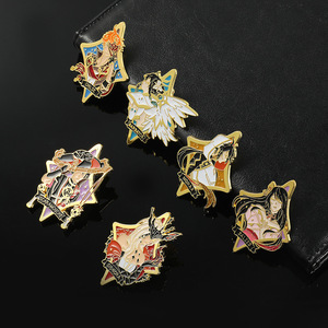 Wowei dessin animé Original dieu broche jeu entourant Wendy horloge loin de Fanboy métal Badge émail broches - Product Image 3