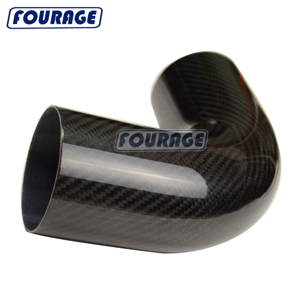 Высокопрочные грязеотталкивающие трубчатые соединители из настоящего углеродного волокна 90 градусов