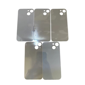 Cristal Trasero para Teléfono Móvil con Orificio Grande para Samsung para <span class=keywords><strong>iPhone</strong></span> 13 13mini, Tapa Trasera de <span class=keywords><strong>Batería</strong></span>, Repuesto de Carcasa - Product Image 3