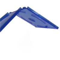 Boîte de rangement vide transparente en PP bleu pour CD/DVD, compatible avec les jeux Sony PS5, protection pour PS4 PS5