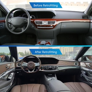 Modificación y Actualización de Automóviles 2005-2013, Renovación Interior Automotriz W222, Ambiente de Cabina y Tablero para Mercedes-Benz Clase S W221 - Product Image 2